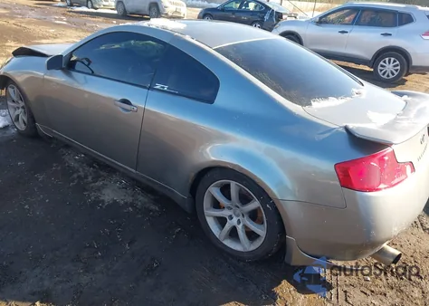 2004 Infiniti G35 from USA, damaged, VIN JNKCV54E04M824725